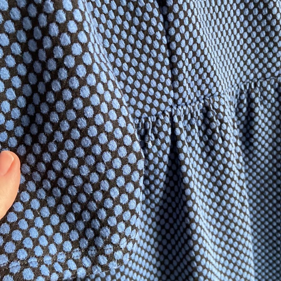 Anthropologie HD in Paris Blue Cozy Sweater Wrap Dress, NWOT - Picture 4 of 6